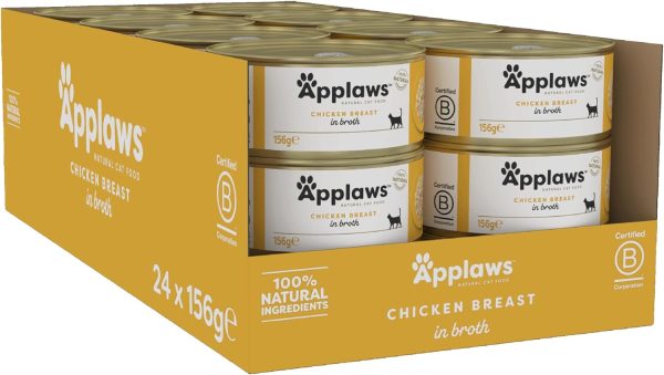 Applaws Cat Chicken Breast 156g x 24 Online now