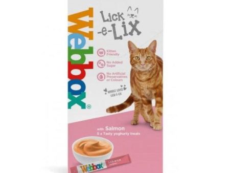 Webbox Lick-e-Lix Salmon & Omega 3&6 5pk on Sale