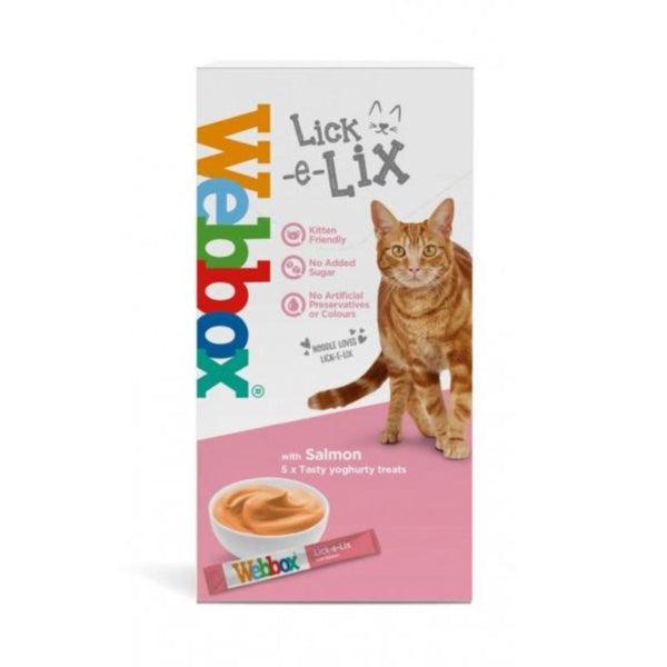 Webbox Lick-e-Lix Salmon & Omega 3&6 5pk on Sale