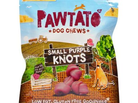 Benevo Vegan Pawtato Knots - Small Purple 150g Online Hot Sale