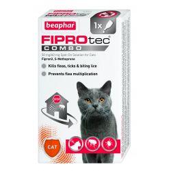 Beaphar FIPROtec COMBO Spot On for Cats 1tmnt Hot on Sale