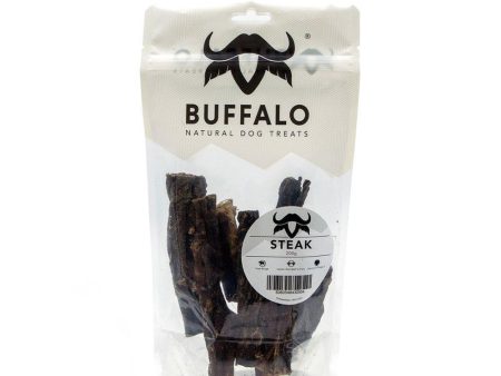 Buffalo Natural Dog Treats Buffalo Steak 200g Bag Online