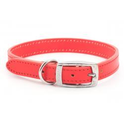 Ancol Leather Collar Red 45-54cm size 6 Cheap