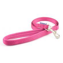 Ancol Padded Nylon Lead Raspberry 1.2x100cm Hot on Sale