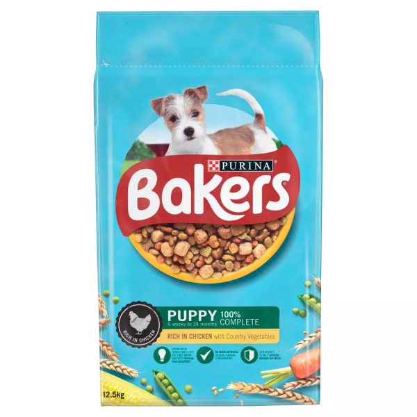 Bakers Complete Puppy Chicken 12.5kg Supply