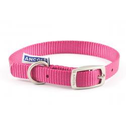 Ancol Nylon Dog Collar Raspberry 26-31cm size 2 Online Sale