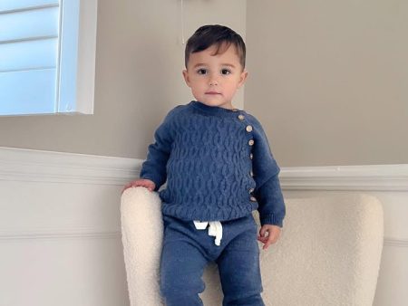 Boys two piece cable knit set Supply