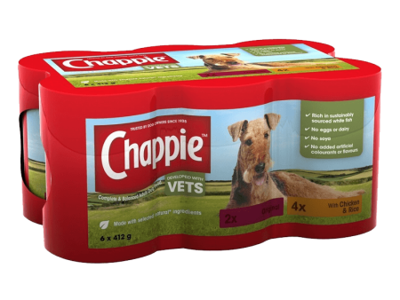 CHAPPIE Dog Cans Favourites 6x412g For Sale