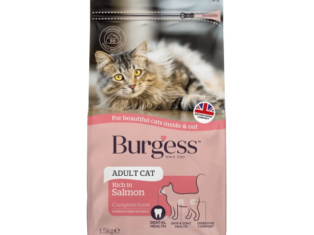 Burgess Adult Cat Scottish Salmon 1.5kg For Sale