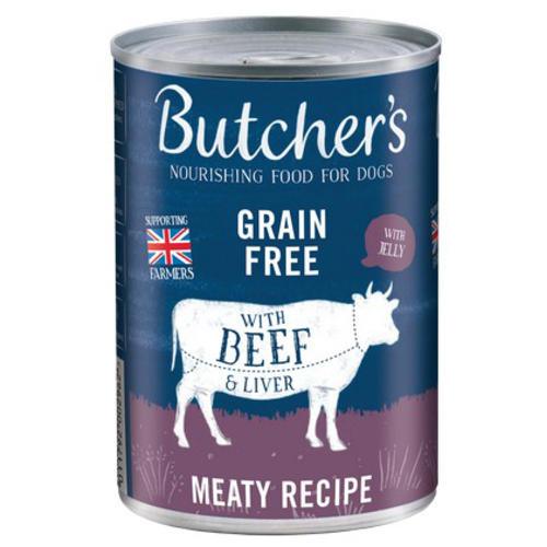 Butchers Beef & Liver 400g x 12 For Sale