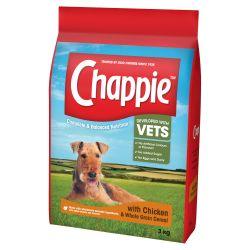 CHAPPIE Dog Complete Dry with Chicken and Wholegrain Cereal 3kg 3kg Hot on Sale