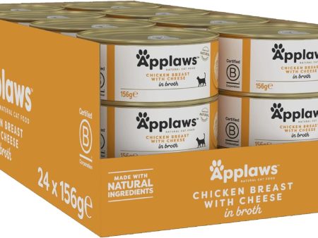 Applaws Cat Chicken & Cheese 156g x 24 Online Sale