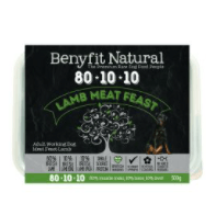 Benyfit Natural 80.10.10 Lamb Meat Feast, 500g (Raw Frozen) Online now