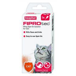 Beaphar FIPROtec Spot-On for Cats 1 pipette 1tmnt Online Sale