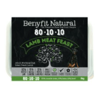 Benyfit Natural 80.10.10 Lamb Meat Feast, 1kg (Raw Frozen) Online now