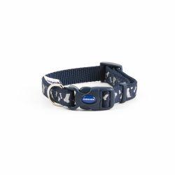 Ancol Reflective Bone Adjustable Collar Blue 20-30cm For Cheap