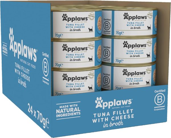 Applaws Cat Tuna & Cheese 70g x 24 Supply