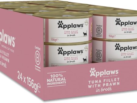 Applaws Cat Tuna & Prawn 156g x 24 Online Sale