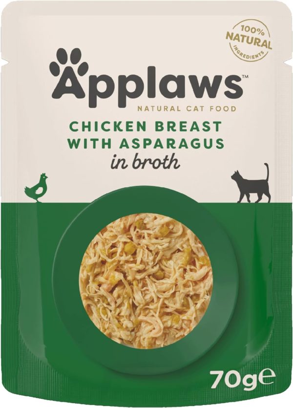 Applaws Cat Pouch Chicken with Asparagus 12 x 70g Fashion