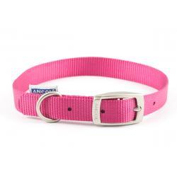 Ancol Nylon Dog Collar Raspberry 35-43cm size 4 For Sale