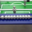 Berner Florida Blue Outdoor Foosball Table Hot on Sale