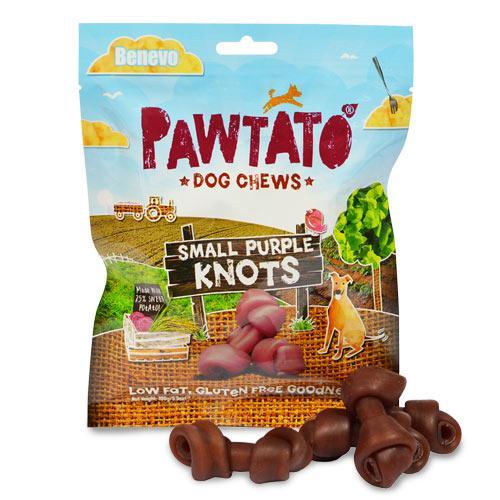 Benevo Vegan Pawtato Knots - Small Purple 150g Online Hot Sale