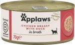 Applaws Cat Tin Chicken & Duck 70g x 24 For Sale