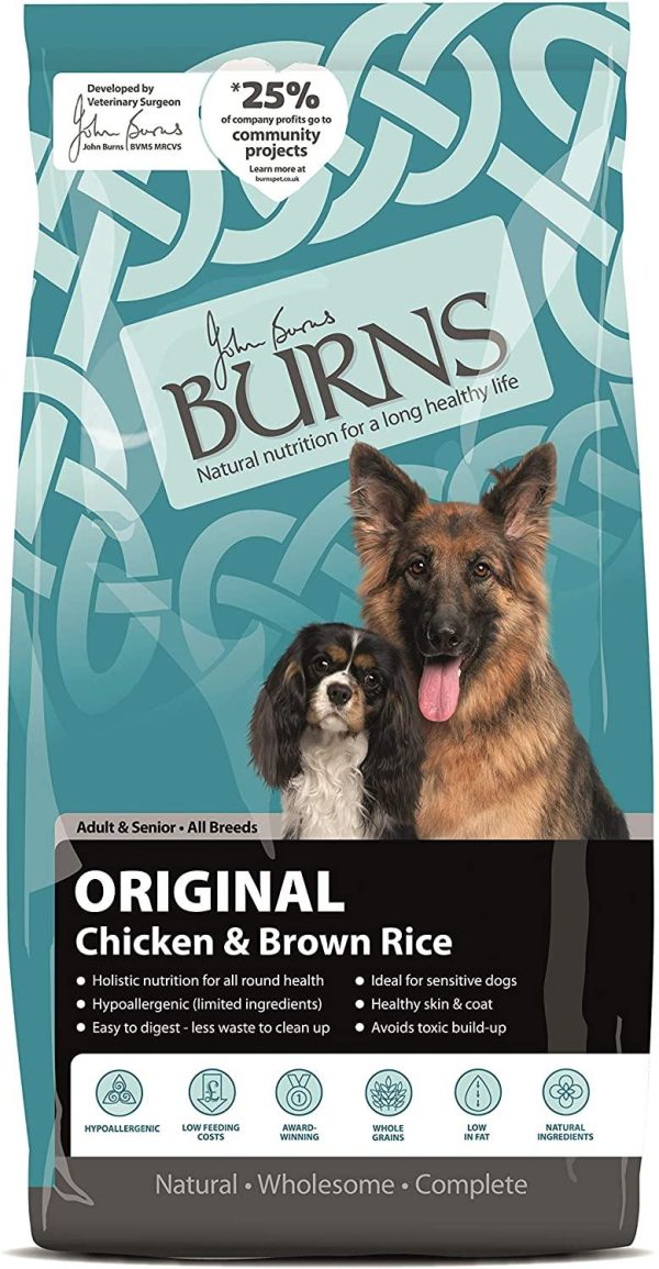 Burns Original Chicken and Brown Rice 12kg Supply