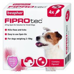 Beaphar FIPROtec Spot On Small Dog 4 pipette 4tmnt Online