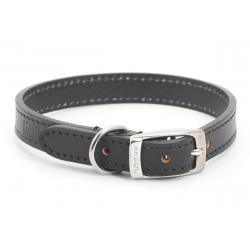 Ancol Leather Collar Black 26-31cm size 2 Discount