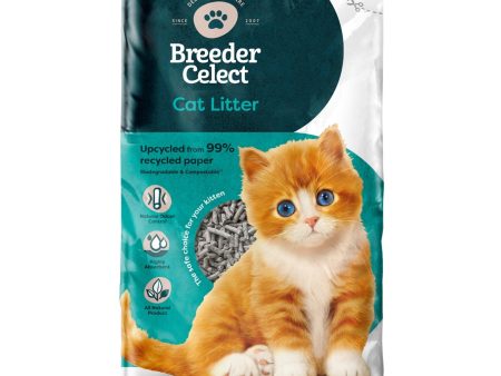 Breeder Celect Paper Pellet Cat Litter 20 Litre 20l Supply