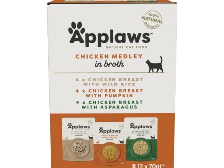 Applaws Cat Pouch Chicken 12 pack 70g Online Sale