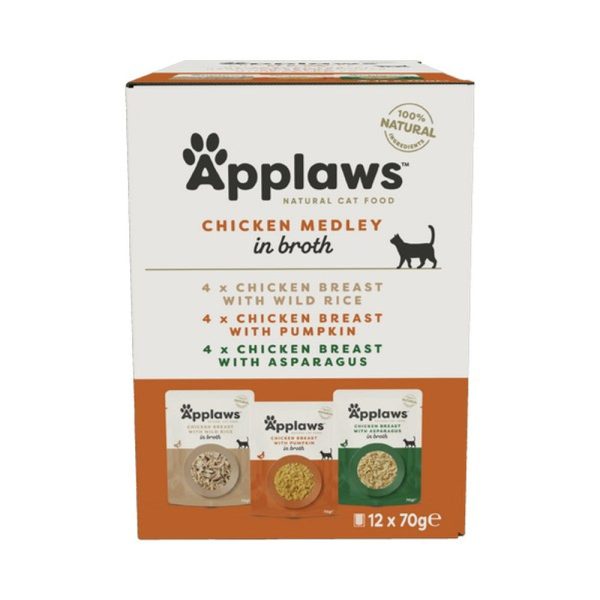 Applaws Cat Pouch Chicken 12 pack 70g Online Sale