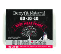 Benyfit Natural 80.10.10 Beef Meat Feast, 1kg (Raw Frozen) Cheap