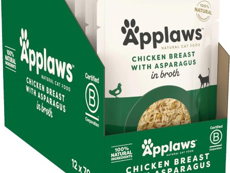 Applaws Cat Pouch Chicken with Asparagus 12 x 70g Fashion