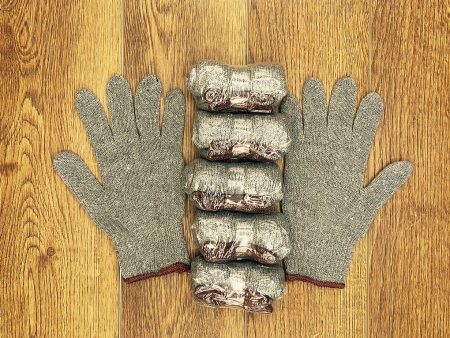 Butcher BBQ Grey Knit BBQ Gloves Discount